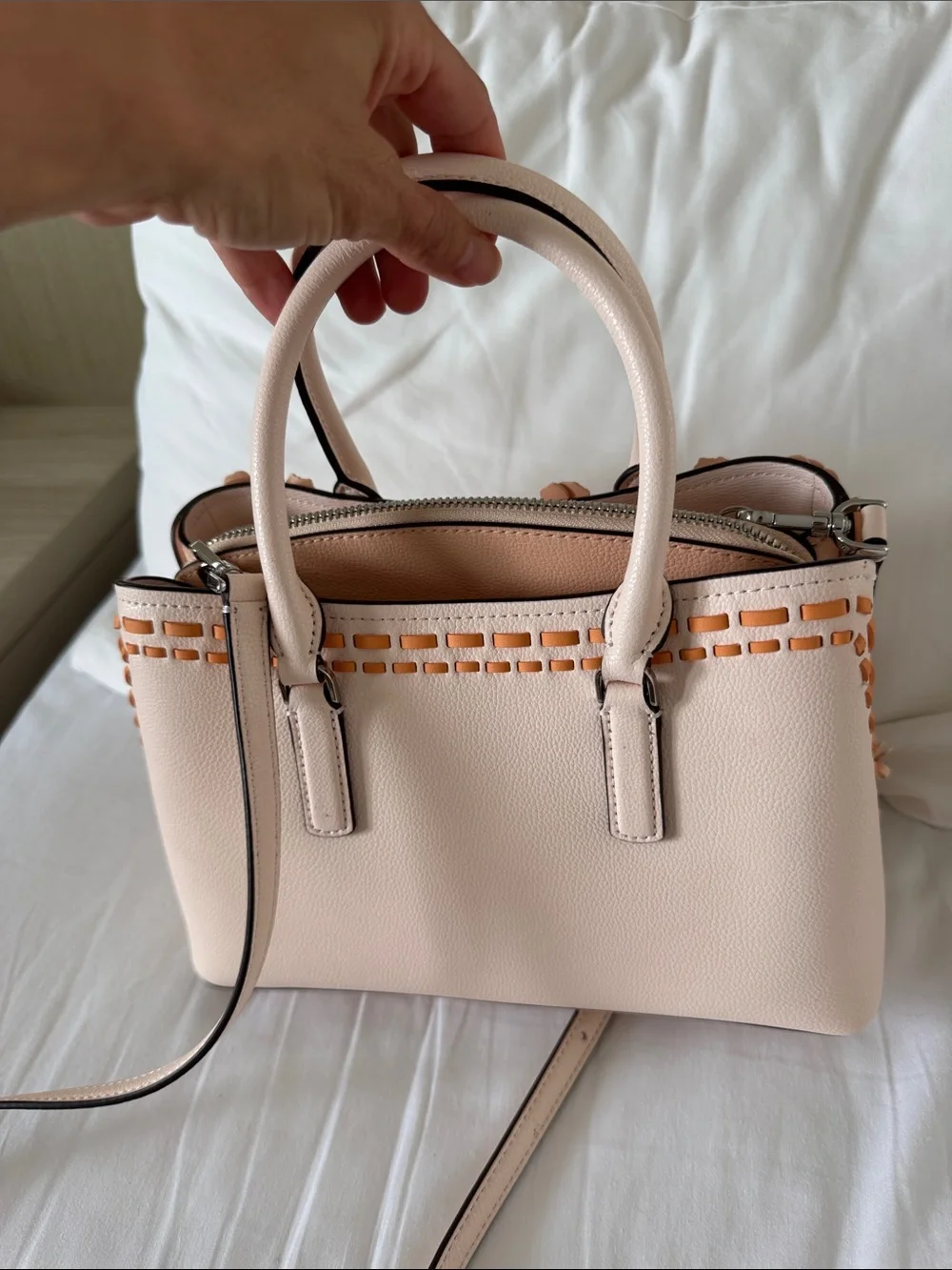 Kate spade Thompson street floral small satchel bag purse